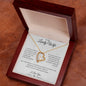 To My Lovely Wife - Forever Love Necklace - Silver / Gold