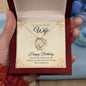 Forever Love Necklace - Happy Birthday Beautiful Wife