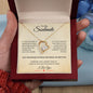 Forever Love Necklace - To My Soulmate, antique - Silver/Gold