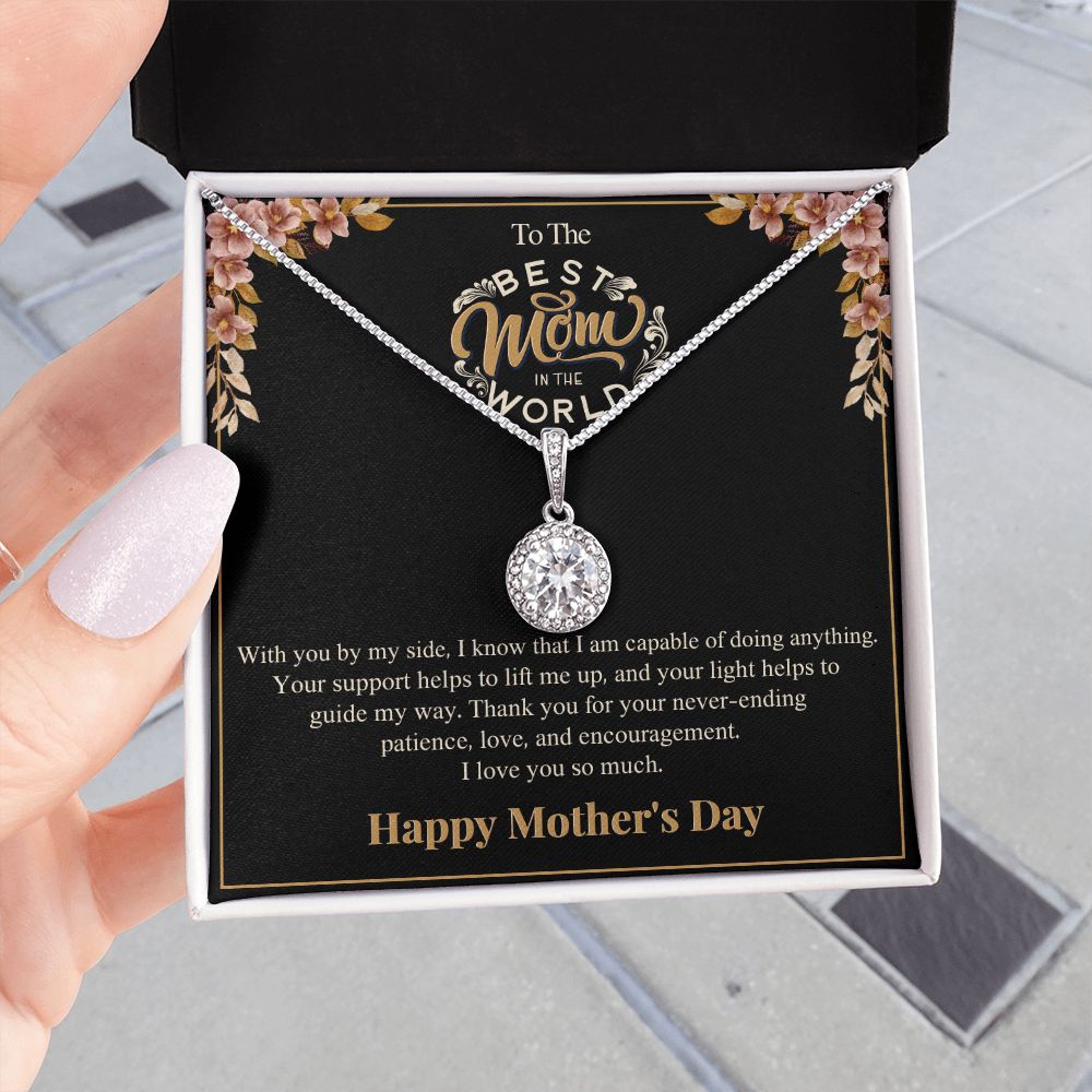 Eternal Hope Necklace, White gold finish, Mother's Day, Best Mom