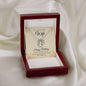Lucky In Love Necklace - Happy Birthday Beautiful Wife