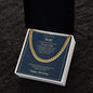 Cuban Link Chain - To My Son - Happy Birthday