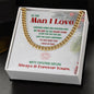 To the Man I Love - Cuban Link Chain Necklace