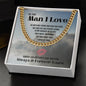 Cuban Link Chain - Man I love - Love Forever Grows