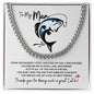 Cuban Link Chain - To My Man - Great Catch - Silver / Gold