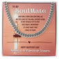 To My Soulmate - Cuban Link Chain necklace - Silver / Gold