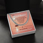 To My Soulmate - Cuban Link Chain necklace - Silver / Gold