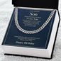 Cuban Link Chain - To My Son - Happy Birthday
