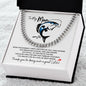 Cuban Link Chain - To My Man - Great Catch - Silver / Gold