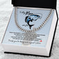 Cuban Link Chain - To My Man - Great Catch - Silver/Gold