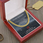 Husband Valentine - Cuban Link Chain Necklace - Silver / Gold