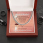 To My Soulmate - Cuban Link Chain necklace - Silver / Gold
