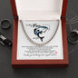 Cuban Link Chain - To My Man - Great Catch - Silver / Gold