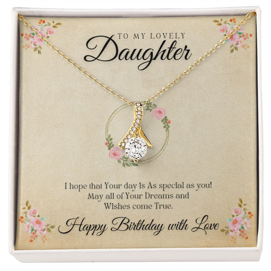 Alluring Beauty Necklace - Lovely Daughter Birthday Wish