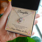 Love Knot Necklace - Happy Birthday Daughter