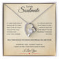 Forever Love Necklace - To My Soulmate, antique - Silver/Gold