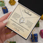 Forever Love Necklace - To My Soulmate, antique - Silver/Gold