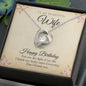 Forever Love Necklace - Happy Birthday Beautiful Wife