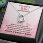 Wife Valentine - Forever Love Necklace - Silver / Gold
