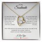 Forever Love Necklace - To My Soulmate, Silver / Gold