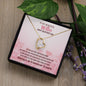 Wife Valentine - Forever Love Necklace - Silver / Gold