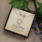 Forever Love Necklace - Happy Birthday Beautiful Wife