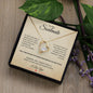 Forever Love Necklace - To My Soulmate, antique - Silver/Gold