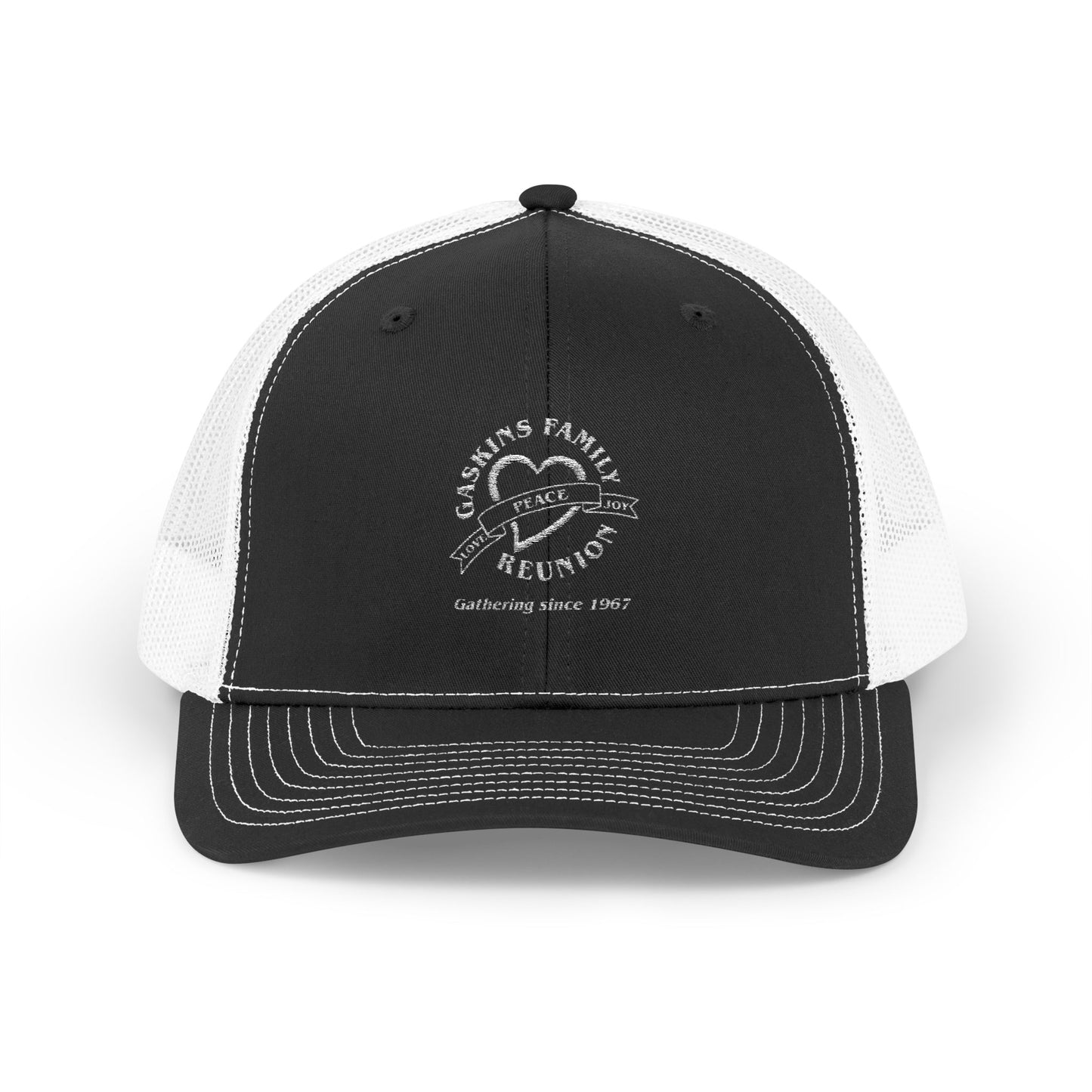 Embroidered Gaskins Family Reunion Snapback Trucker Cap