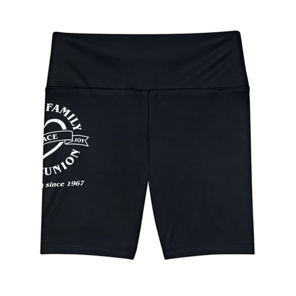 Gaskins Black Workout Shorts for Women, bold, cool, chill