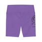 Gaskins Light Purple Workout Shorts for Women, bold, cool, chill