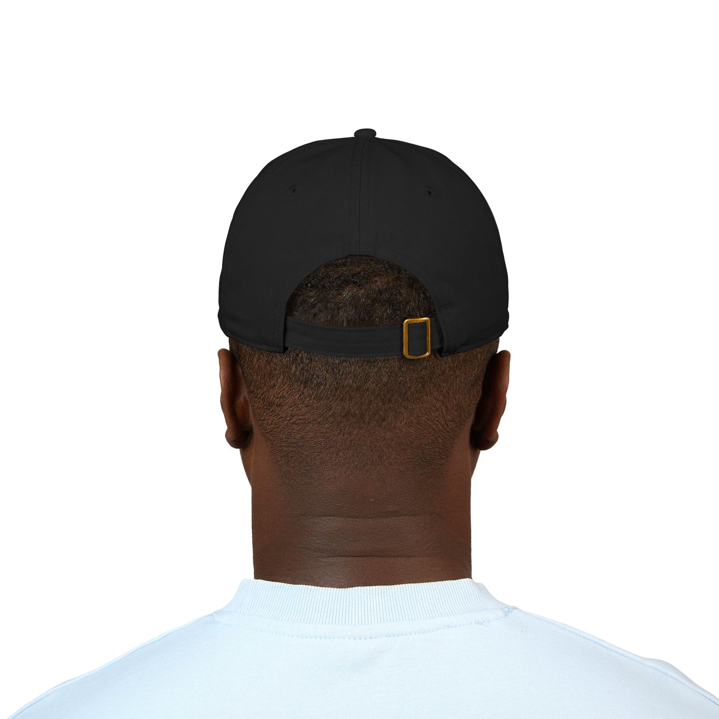Aerial Photography Embroidered Baseball Cap — USA Flag Text