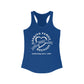 Gaskins Family Reunion Racerback Tank - Celebrating Love, Peace & Joy Since 1967 - White logo
