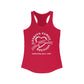 Gaskins Family Reunion Racerback Tank - Celebrating Love, Peace & Joy Since 1967 - White logo