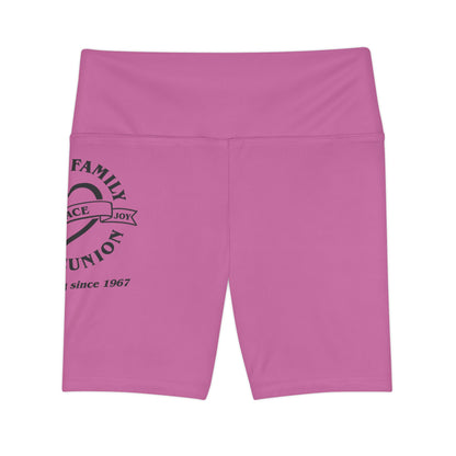 Gaskins Pink Workout Shorts for Women, bold, cool, chill