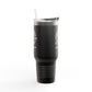 Gaskins 40oz Custom Insulated Travel Mug White Logo