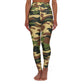 Gaskins Camouflage High Waisted Yoga Leggings