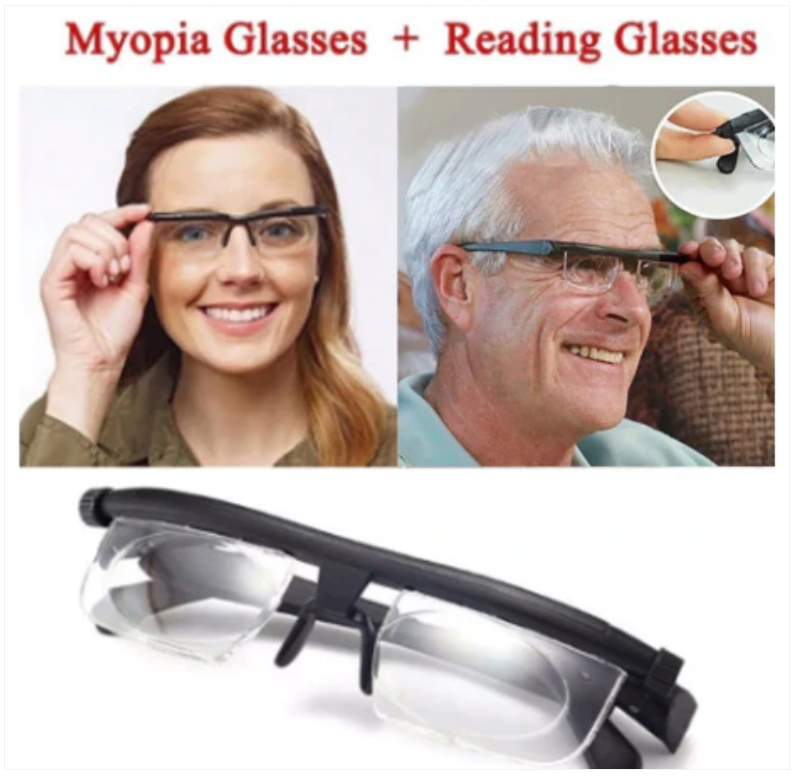 Adjustable Eyeglasses / Reading Glasses