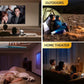 Mini Portable Projector - 260 ANSI | 1080P &amp; 4K Supported | 5G WiFi | Bluetooth | 180° Rotation | Home &amp; Outdoor Cinema