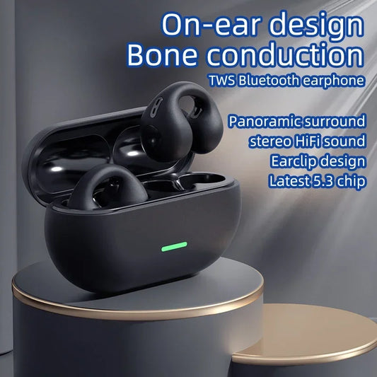 T75 Sport Bone-Conduction Bluetooth 5.3 Waterproof Headphones