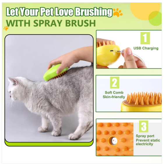 Pet Steamy Brush