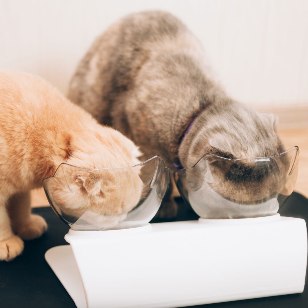 Orthopedic Anti-Vomiting Tilted Cat Feeder/Bowl