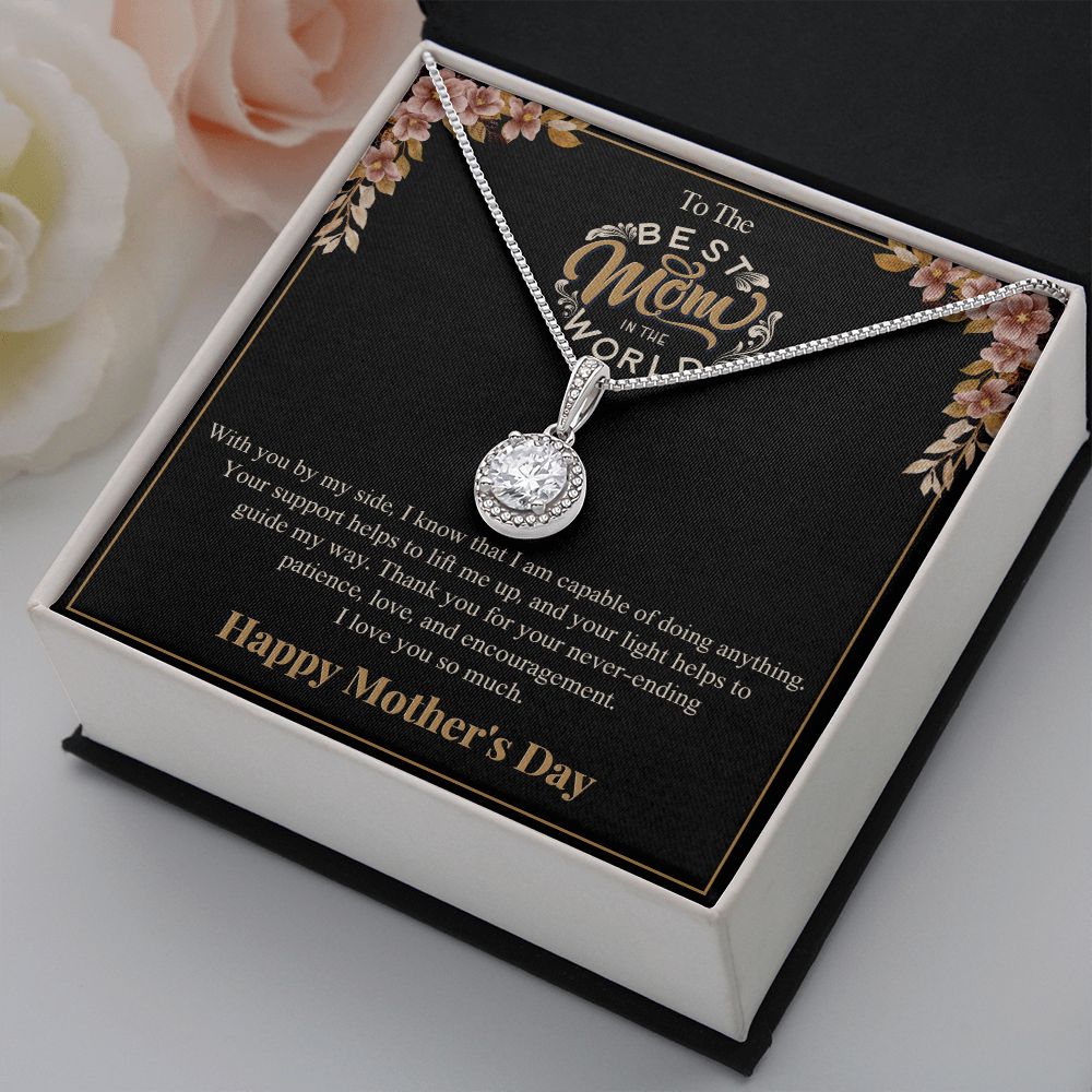 Eternal Hope Necklace, White gold finish, Mother's Day, Best Mom