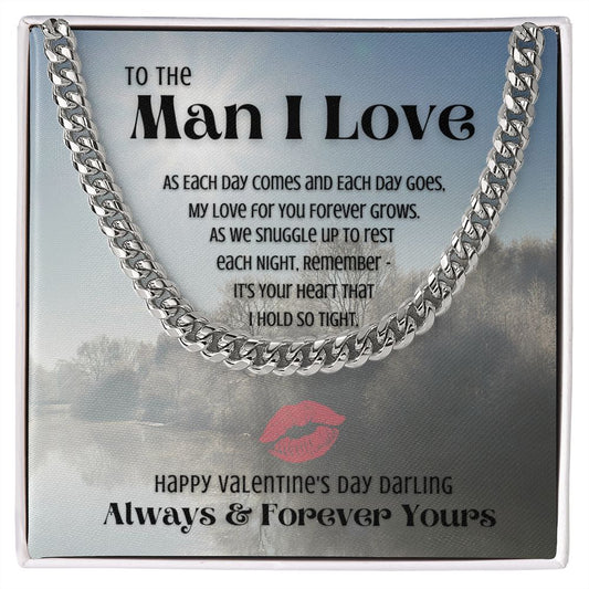 Cuban Link Chain - Man I love - Love Forever Grows