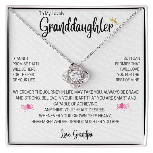 To My Lovely Granddaughter | Promise from Grandpa