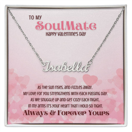 Soulmate - Custom Name Necklace