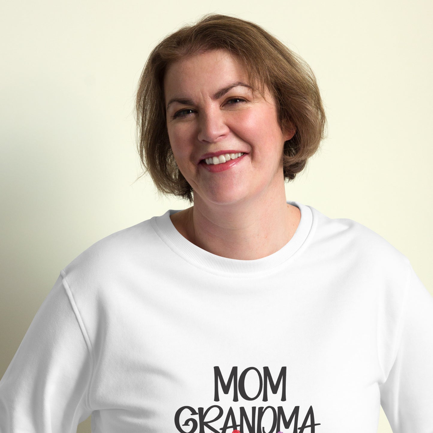 Organic Sweatshirt for Mom, Grandma, Great-Grandma
